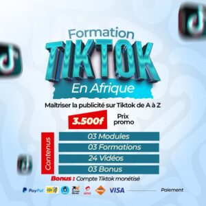 FORMATION TIKTOK EN AFRIQUE