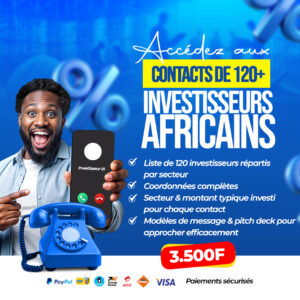 PACK DE 120 INVESTISSEURS AFRICAINS